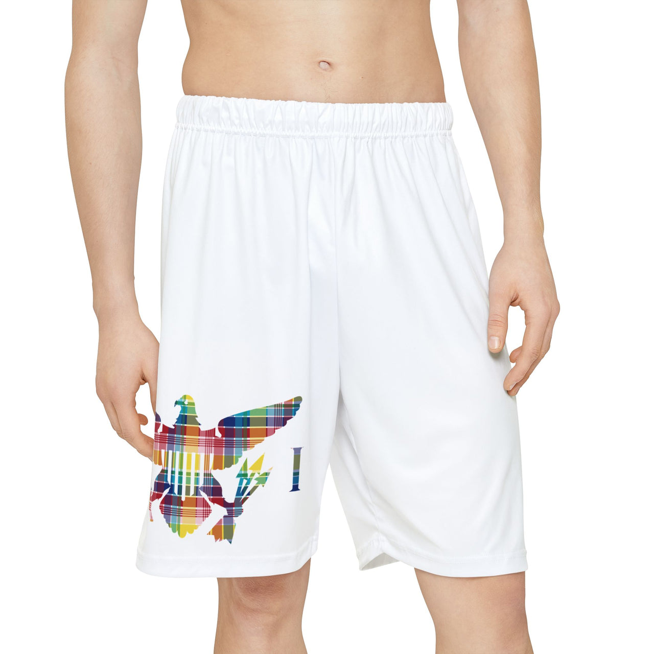 Virgin Islands Madras Flag Men’s Sports Shorts