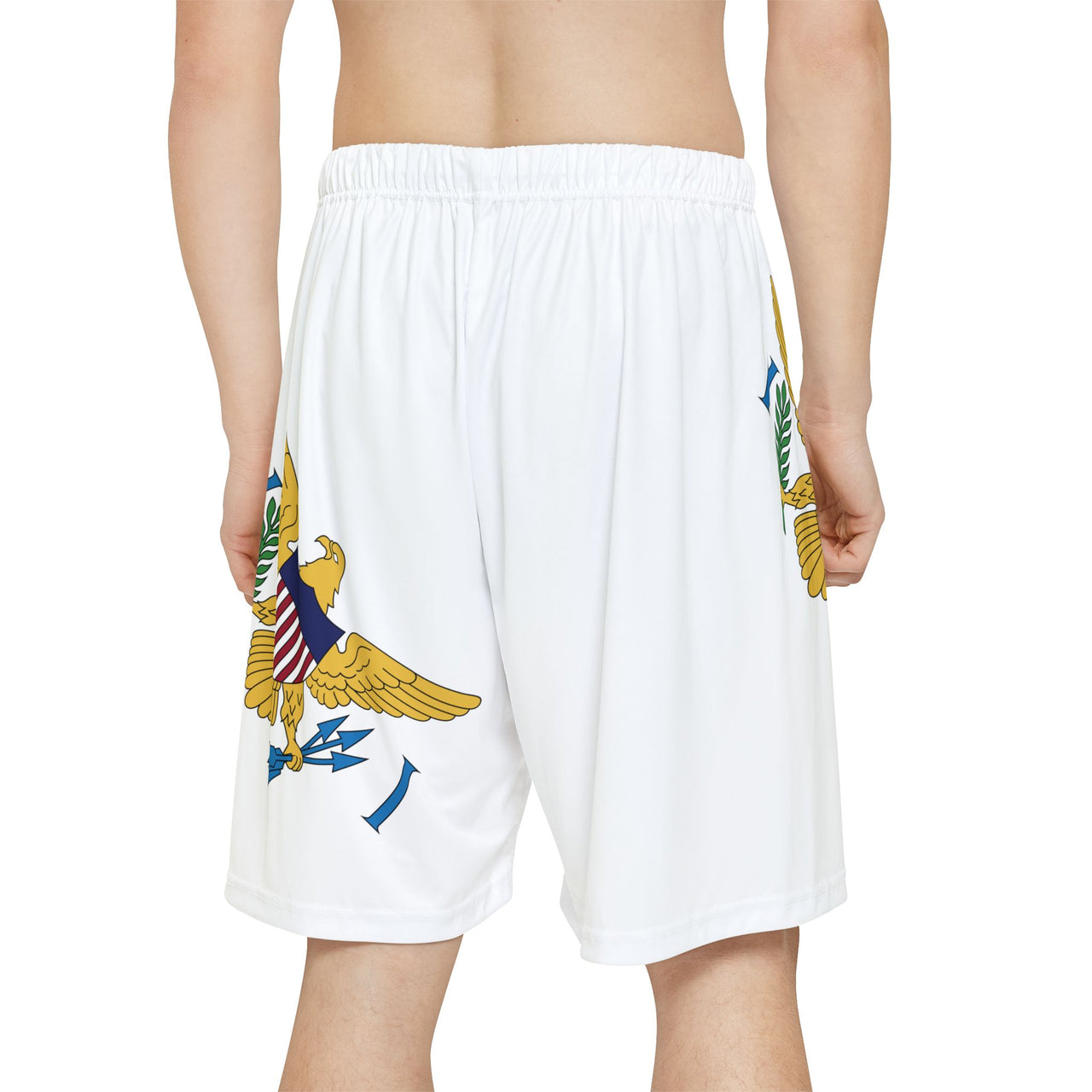 Virgin Islands Flag Men’s Sports Shorts