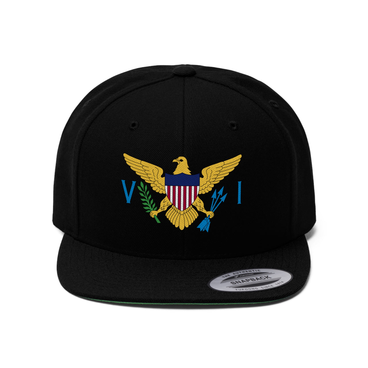 Virgin Islands Flag Unisex Flat Bill Hat