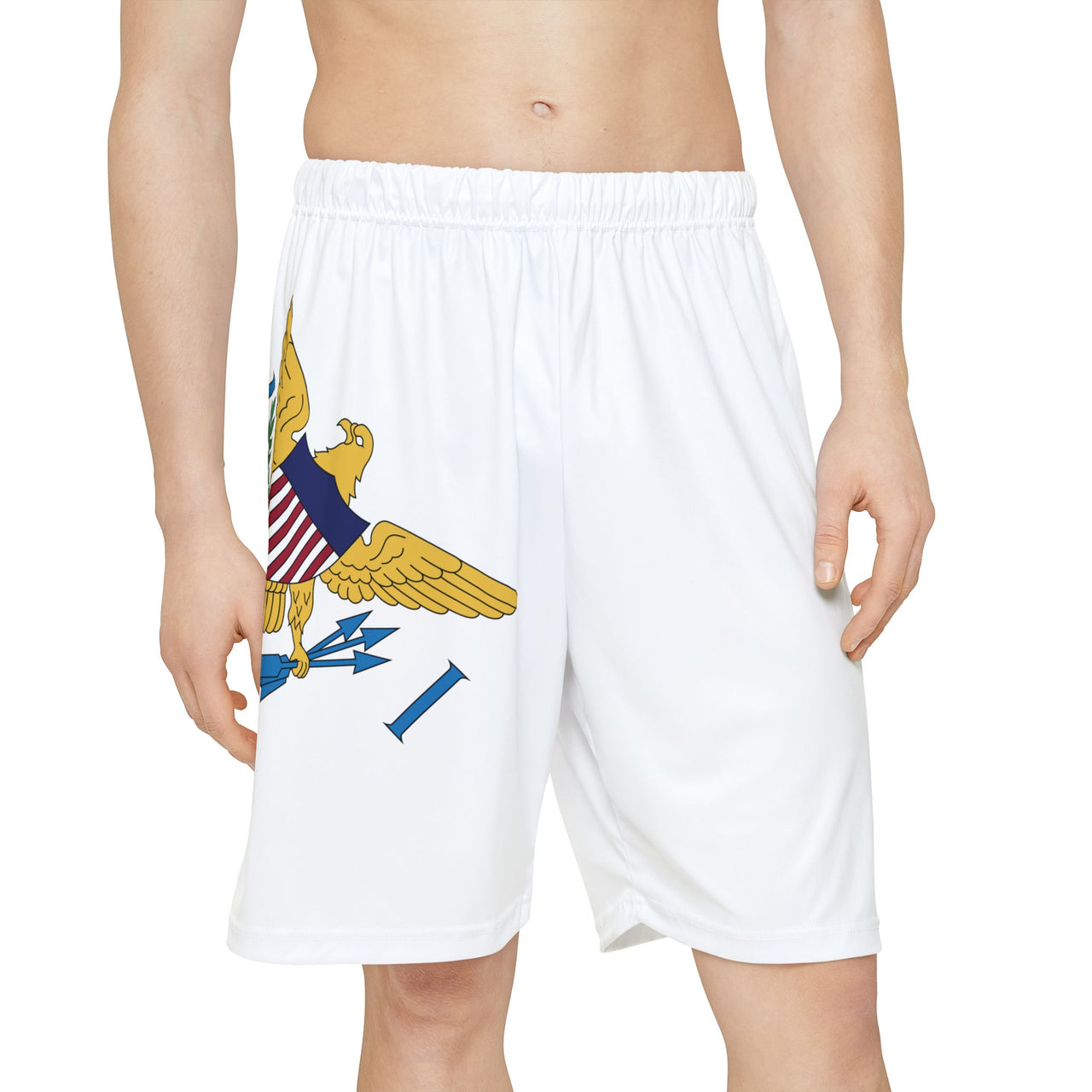 Virgin Islands Flag Men’s Sports Shorts