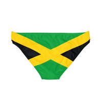 Thumbnail for Jamaican Flag Loop Tie Side Bikini Bottom (AOP)