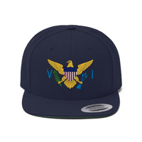 Thumbnail for Virgin Islands Flag Unisex Flat Bill Hat