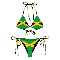 Thumbnail for Jamaican Flag recycled string bikini