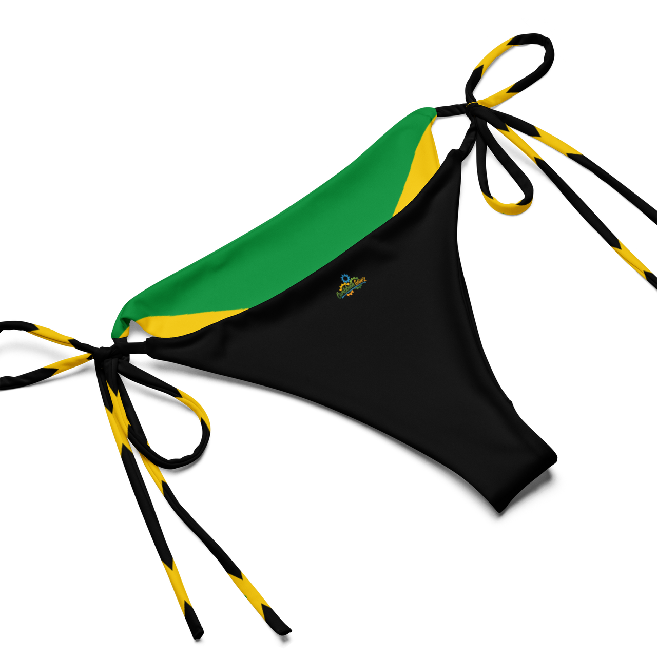 Jamaican Flag recycled string bikini