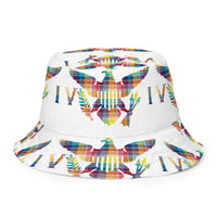 Thumbnail for Virgin Islands Madras VI Flag Madras Reversible bucket hat