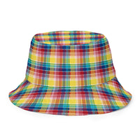 Thumbnail for Virgin Islands Madras VI Flag Madras Reversible bucket hat