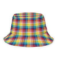 Thumbnail for Virgin Islands Madras VI Flag Madras Reversible bucket hat