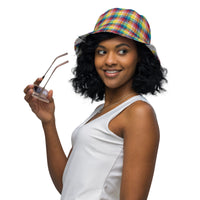 Thumbnail for Virgin Islands Madras VI Flag Madras Reversible bucket hat