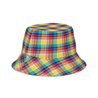 Thumbnail for Virgin Islands Madras VI Flag Madras Reversible bucket hat