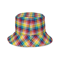 Thumbnail for Virgin Islands Madras VI Flag Madras Reversible bucket hat