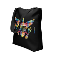 Thumbnail for Virgin Islands Madras Flag Tote bag