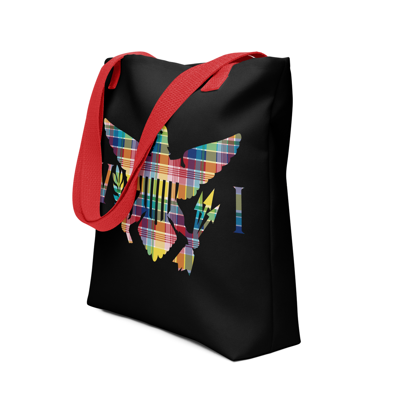 Virgin Islands Madras Flag Tote bag