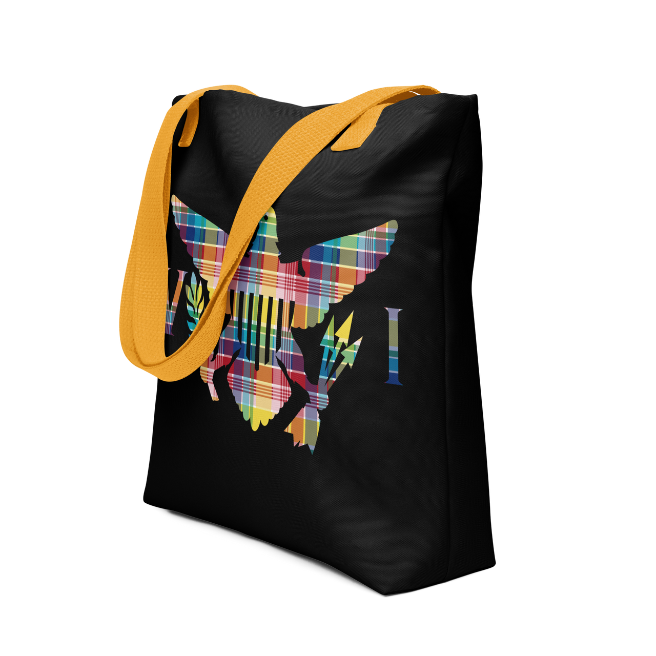 Virgin Islands Madras Flag Tote bag