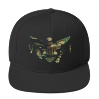 Thumbnail for Virgin Islands Camo Flag Yupoong 6089M Snapback Hat