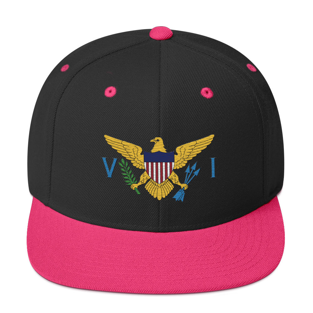 Virgin Islands Flag Snapback Hat