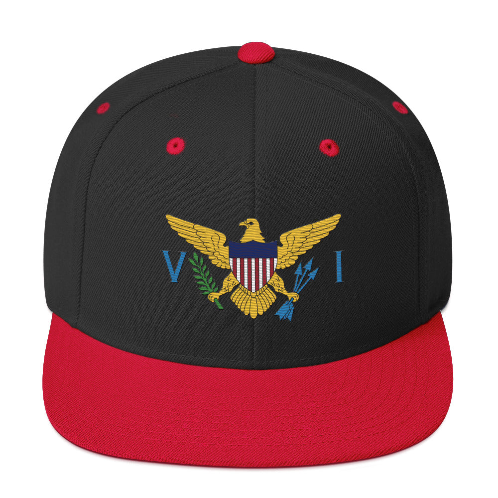 Virgin Islands Flag Snapback Hat