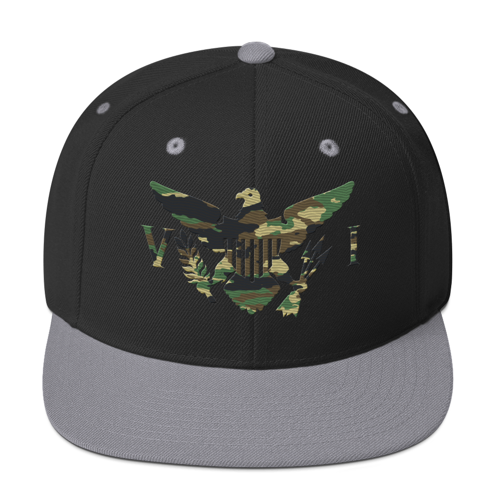 Virgin Islands Camo Flag Yupoong 6089M Snapback Hat