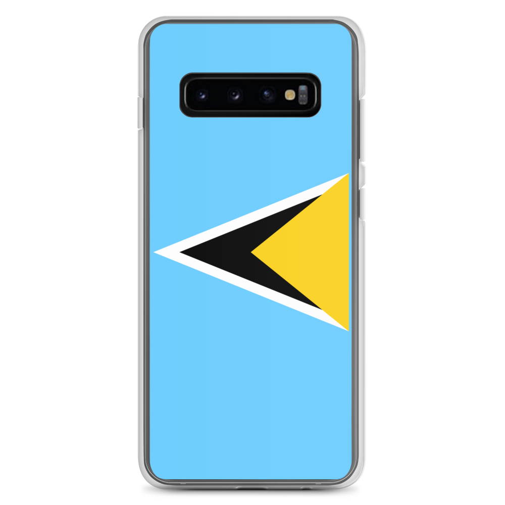 St. Lucia Flag Clear Case for Samsung®