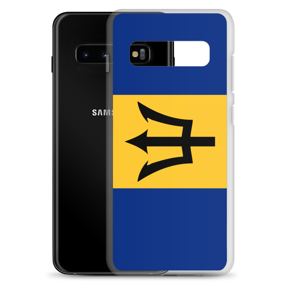 Barbados Flag Clear Case for Samsung®