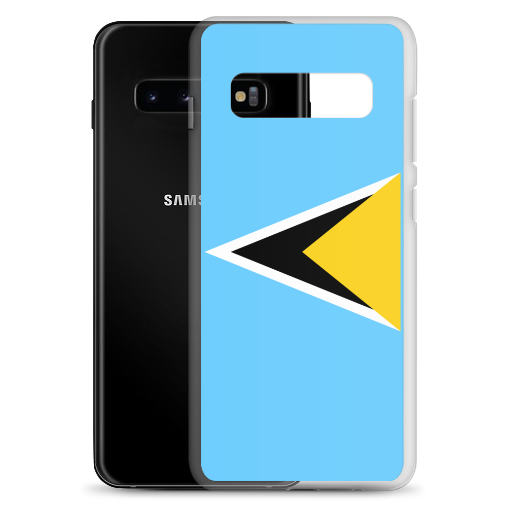 St. Lucia Flag Clear Case for Samsung®