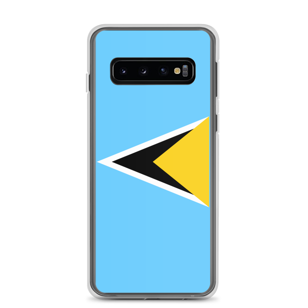 St. Lucia Flag Clear Case for Samsung®