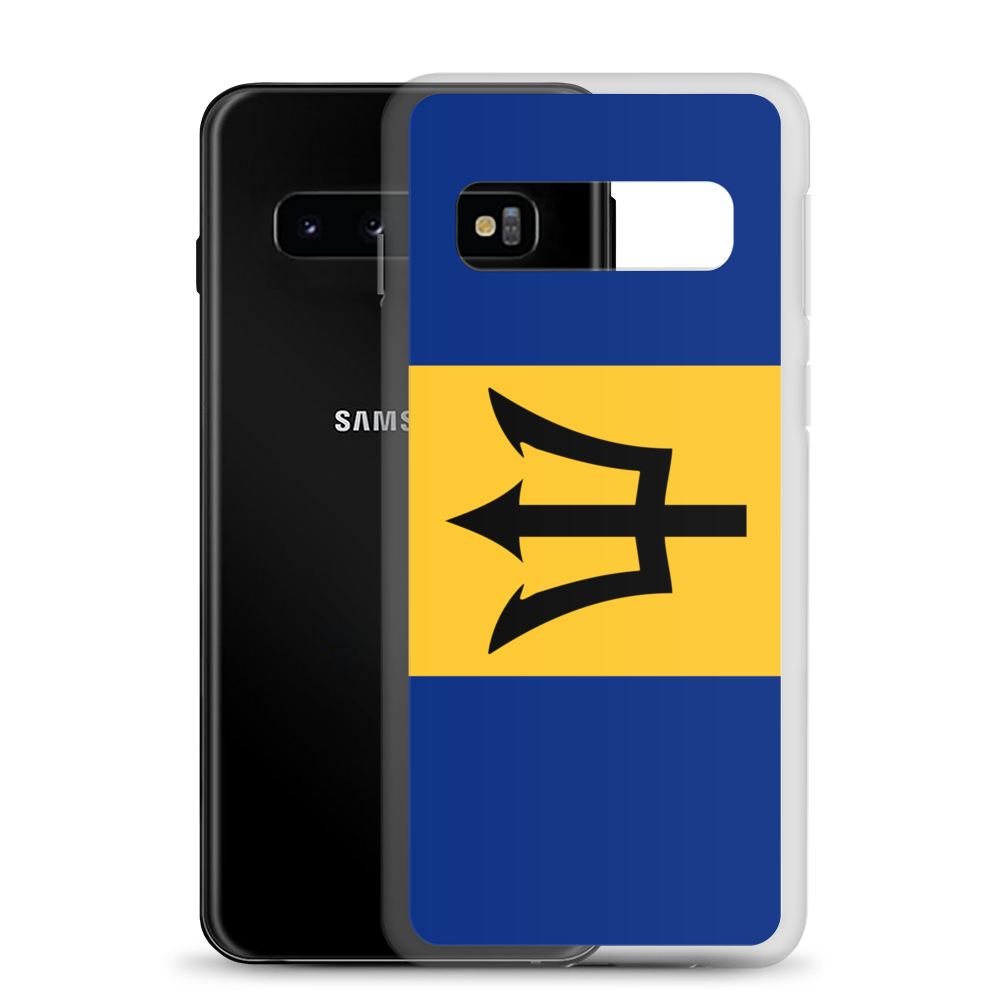 Barbados Flag Clear Case for Samsung®