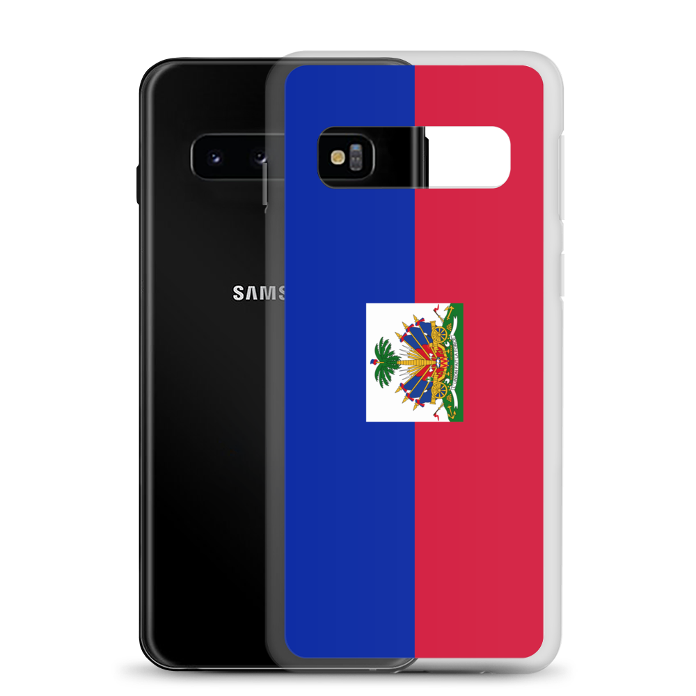 Haiti Flag Clear Case for Samsung®