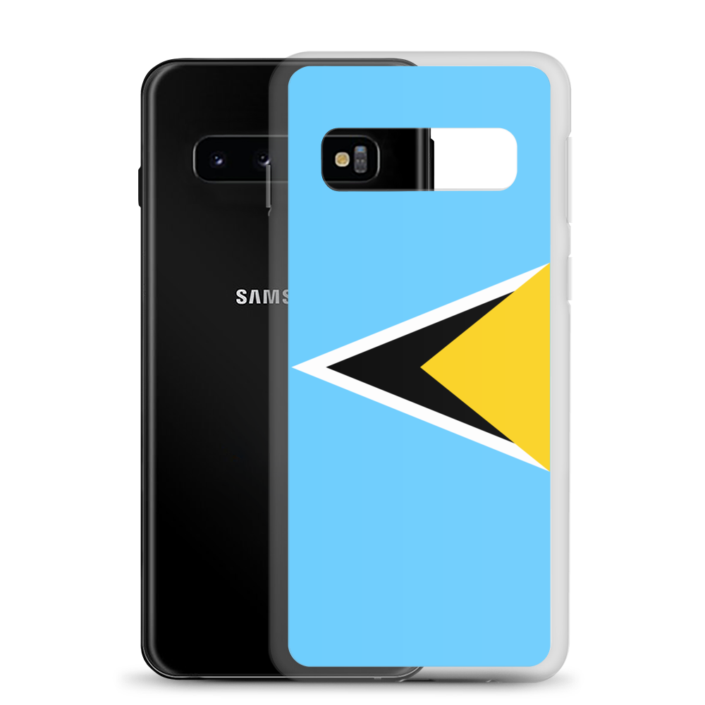 St. Lucia Flag Clear Case for Samsung®