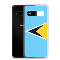 Thumbnail for St. Lucia Flag Clear Case for Samsung®