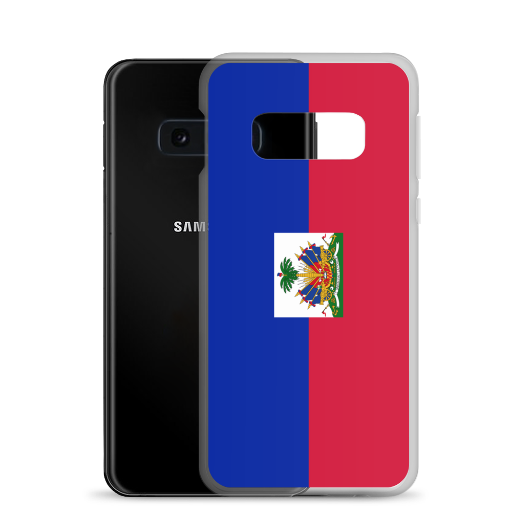 Haiti Flag Clear Case for Samsung®