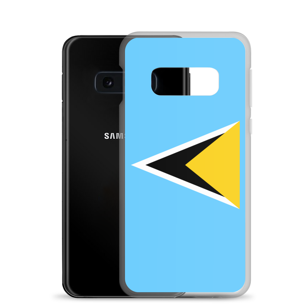 St. Lucia Flag Clear Case for Samsung®