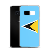 Thumbnail for St. Lucia Flag Clear Case for Samsung®