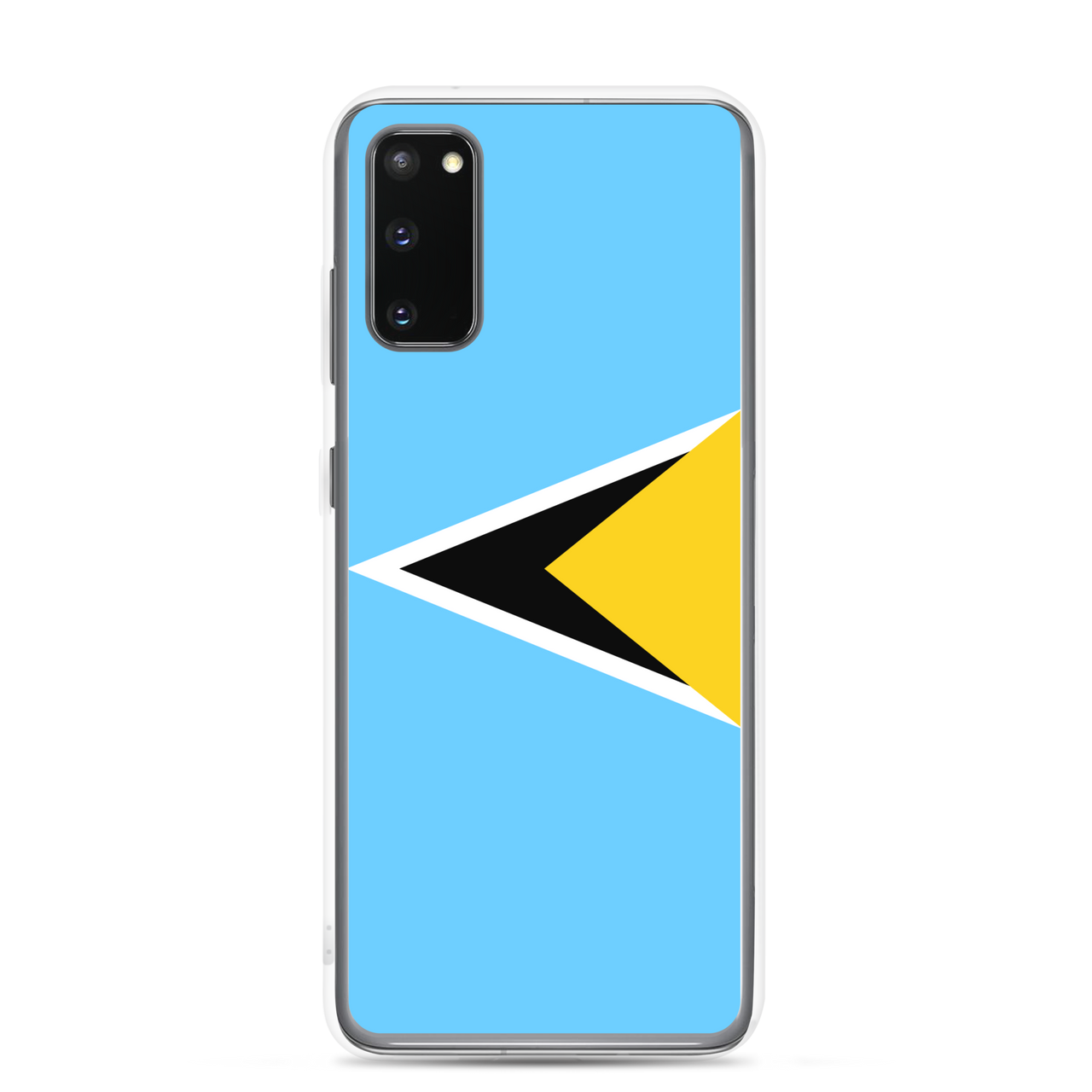 St. Lucia Flag Clear Case for Samsung®