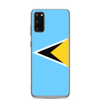 Thumbnail for St. Lucia Flag Clear Case for Samsung®