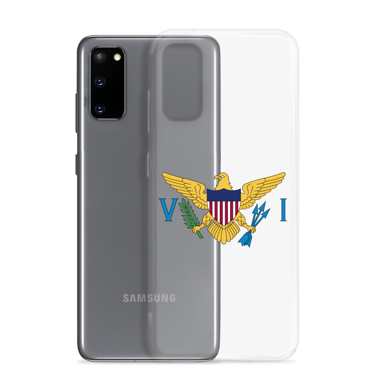 Virgin Islands Flag Clear Case for Samsung®