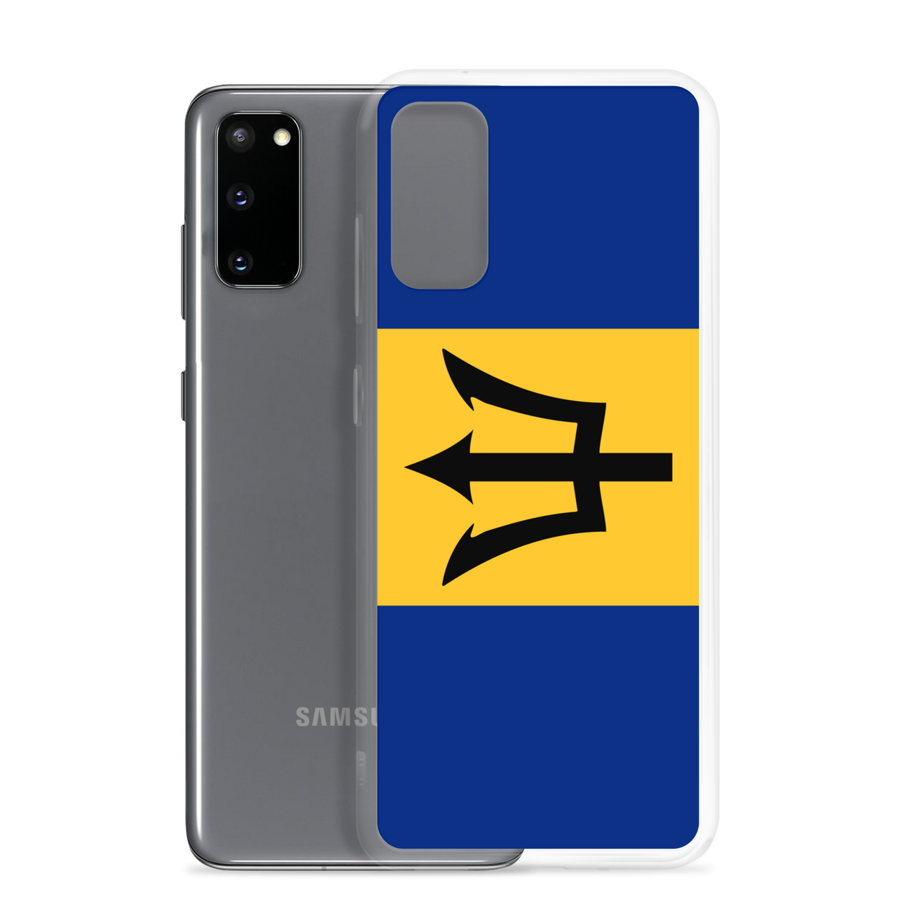 Barbados Flag Clear Case for Samsung®