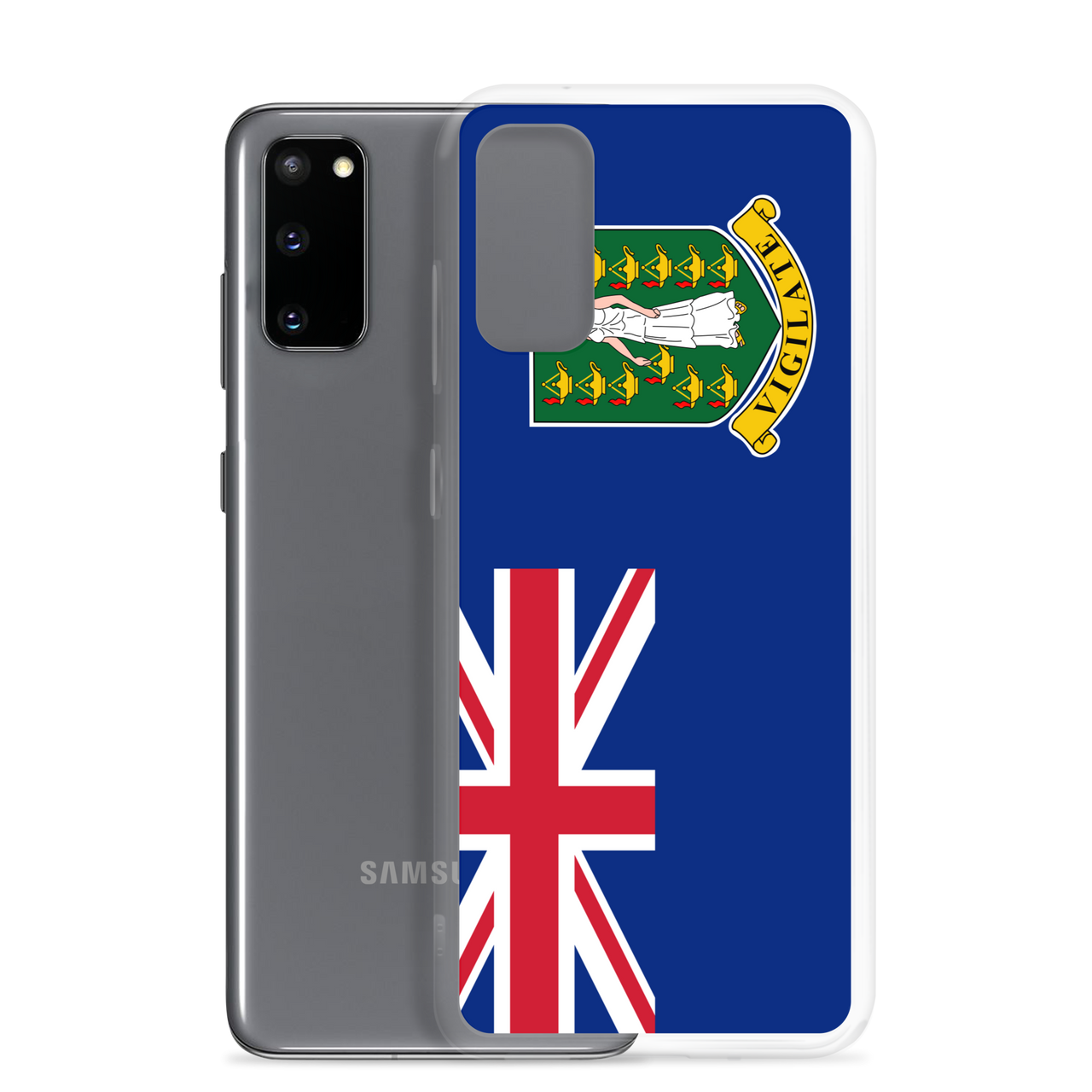 British Virgin Islands Flag Clear Case for Samsung®