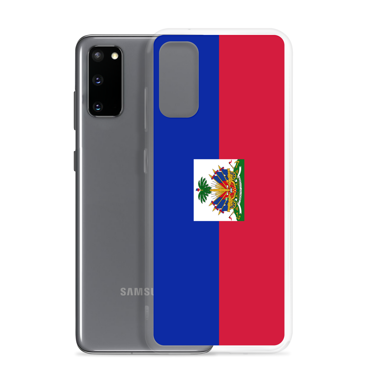 Haiti Flag Clear Case for Samsung®