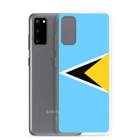 Thumbnail for St. Lucia Flag Clear Case for Samsung®