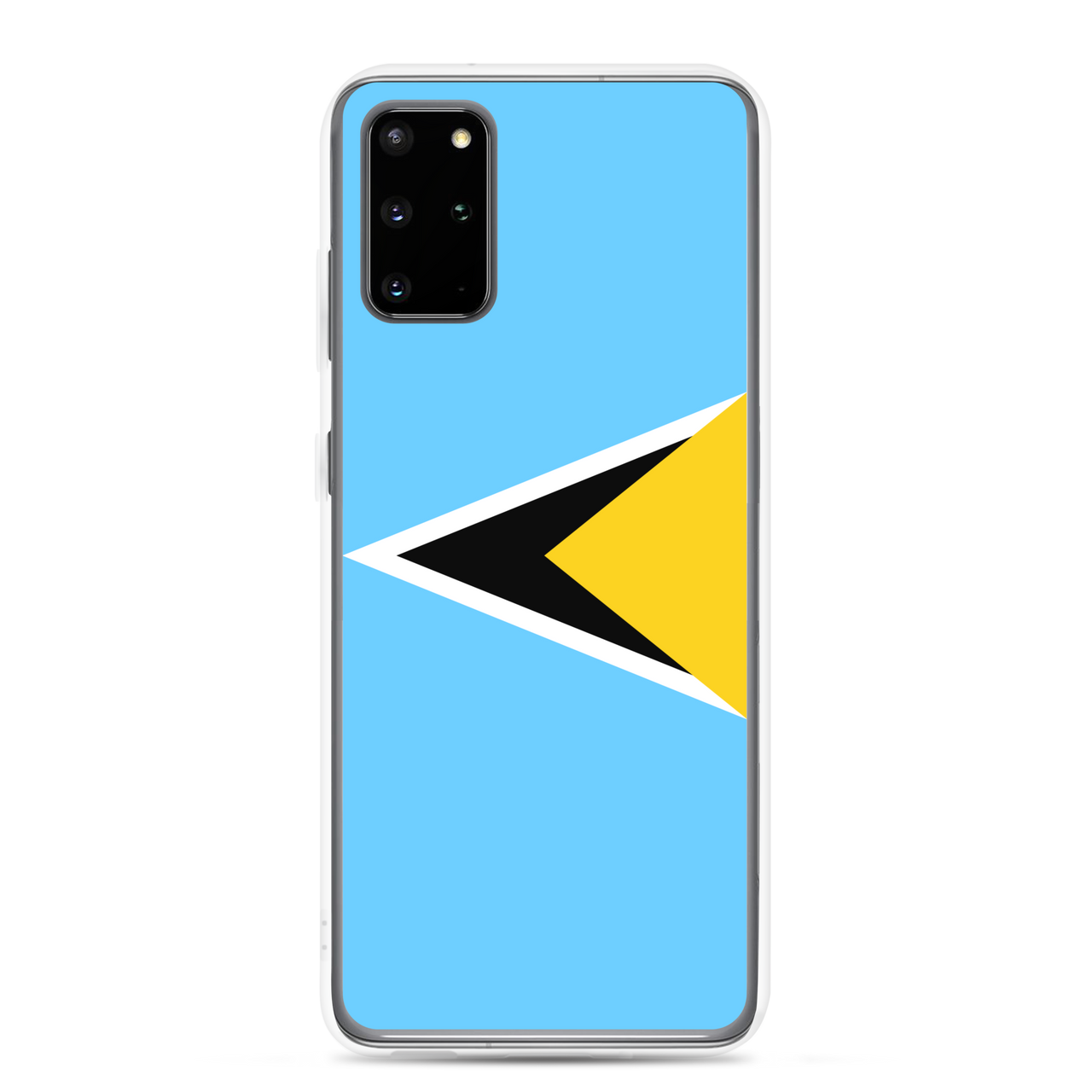 St. Lucia Flag Clear Case for Samsung®