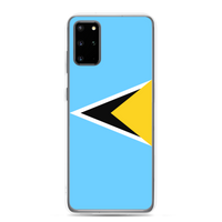 Thumbnail for St. Lucia Flag Clear Case for Samsung®