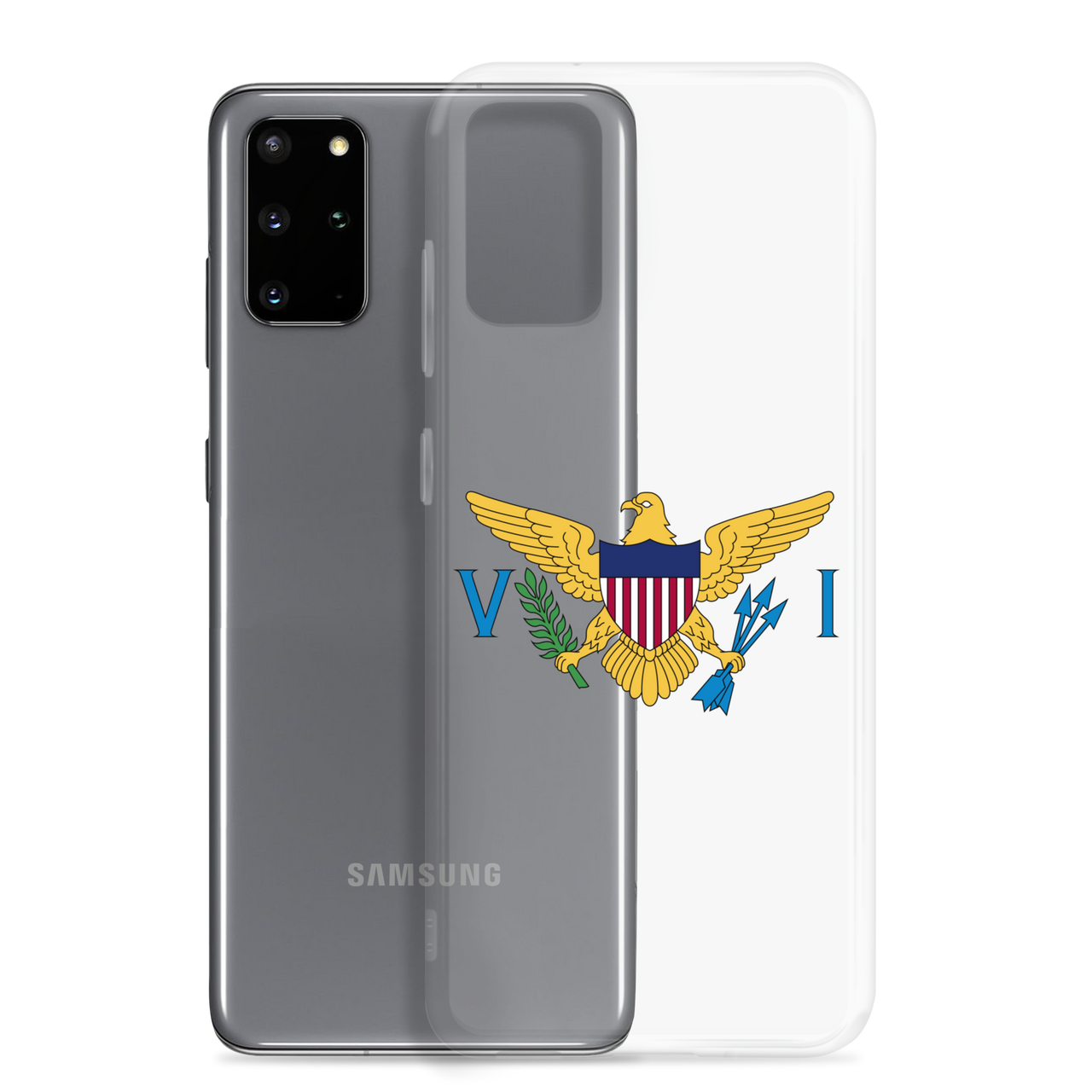 Virgin Islands Flag Clear Case for Samsung®