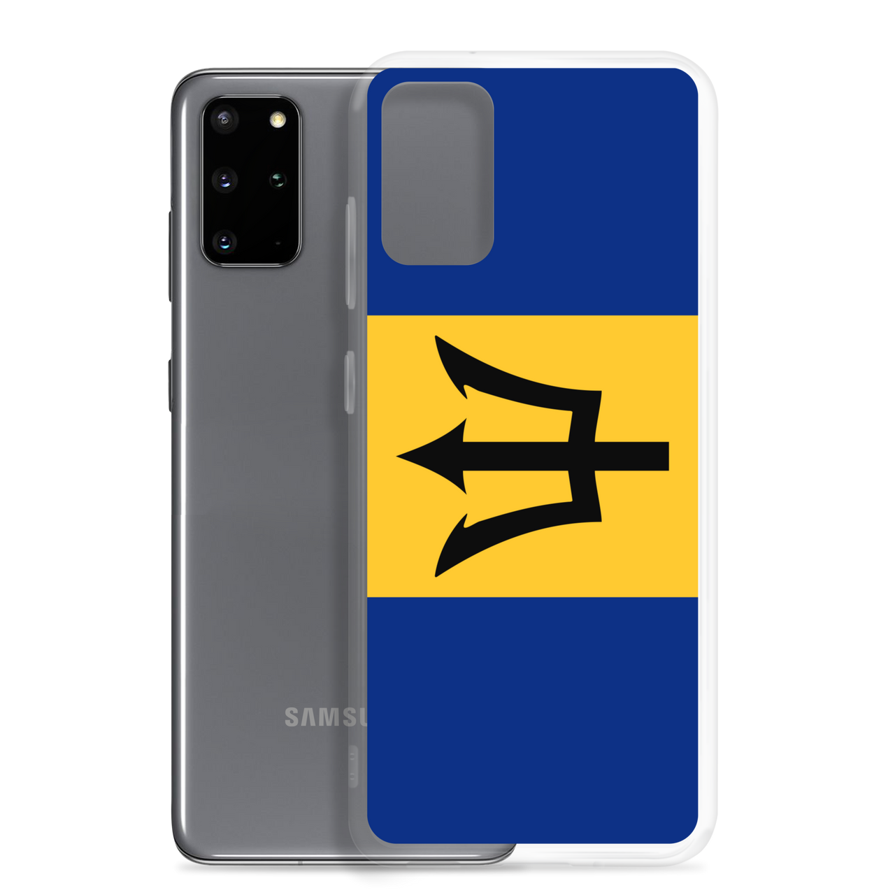 Barbados Flag Clear Case for Samsung®