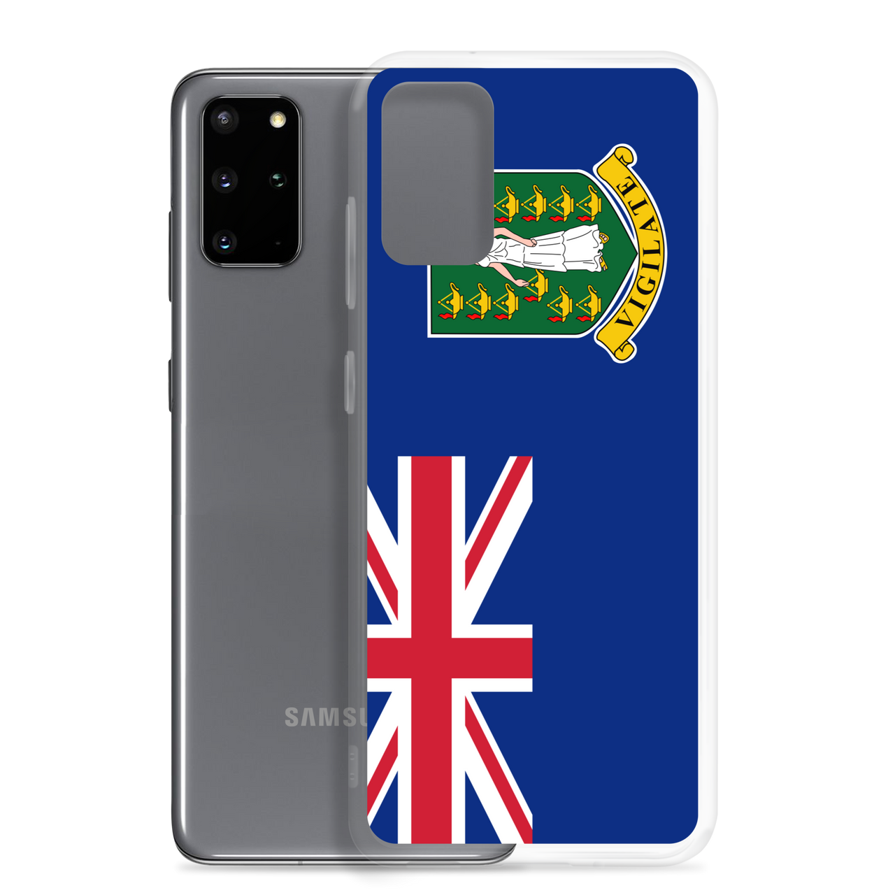 British Virgin Islands Flag Clear Case for Samsung®