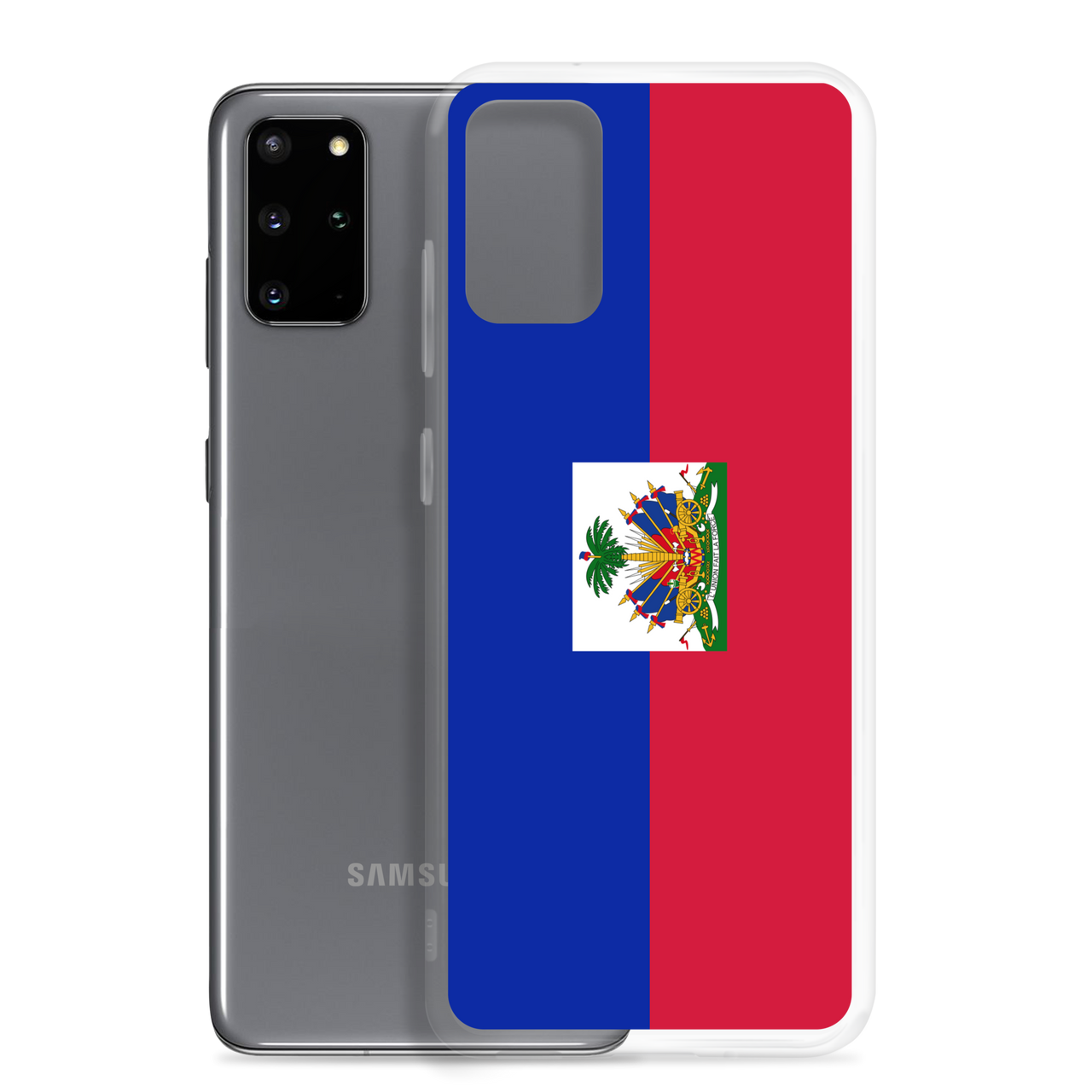 Haiti Flag Clear Case for Samsung®