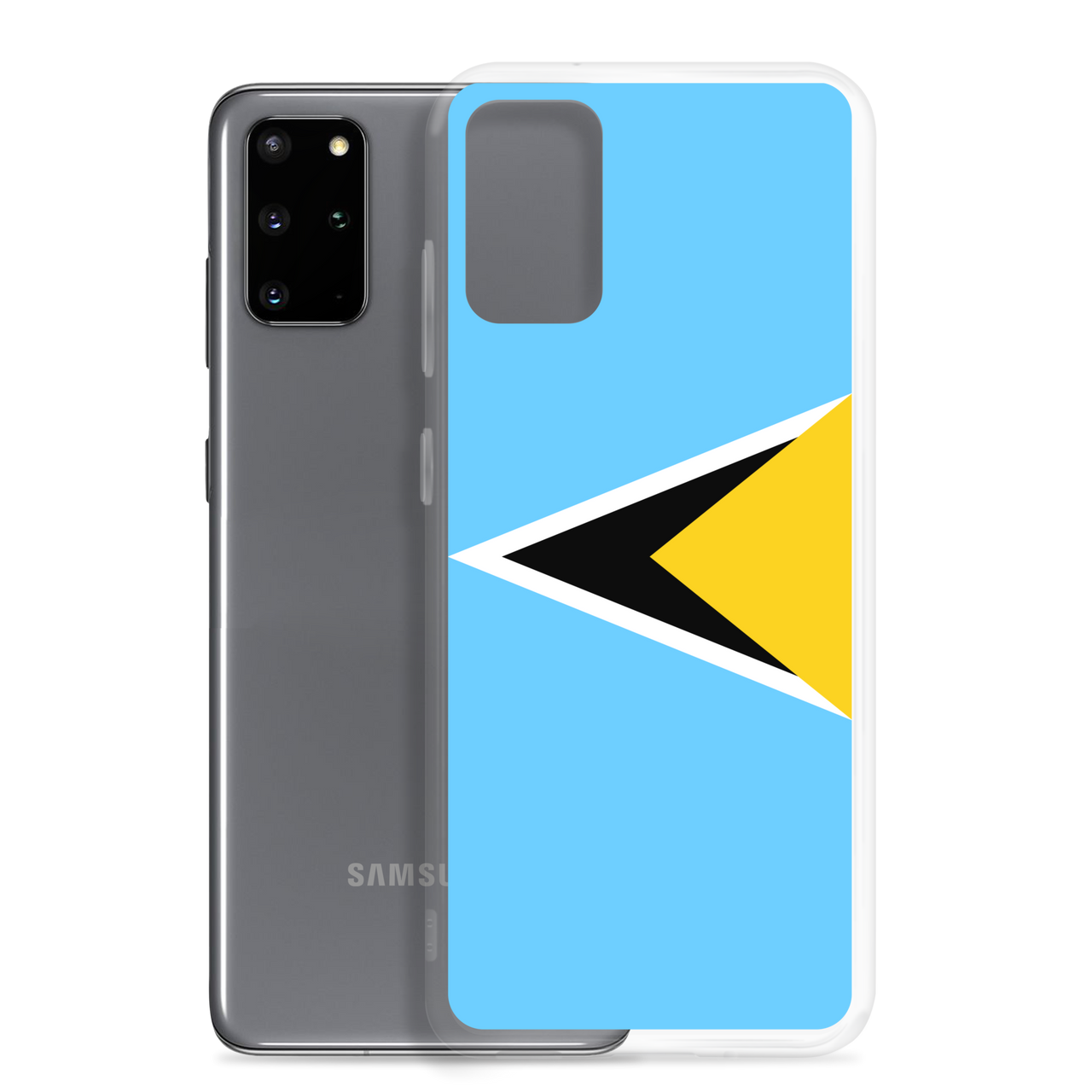 St. Lucia Flag Clear Case for Samsung®