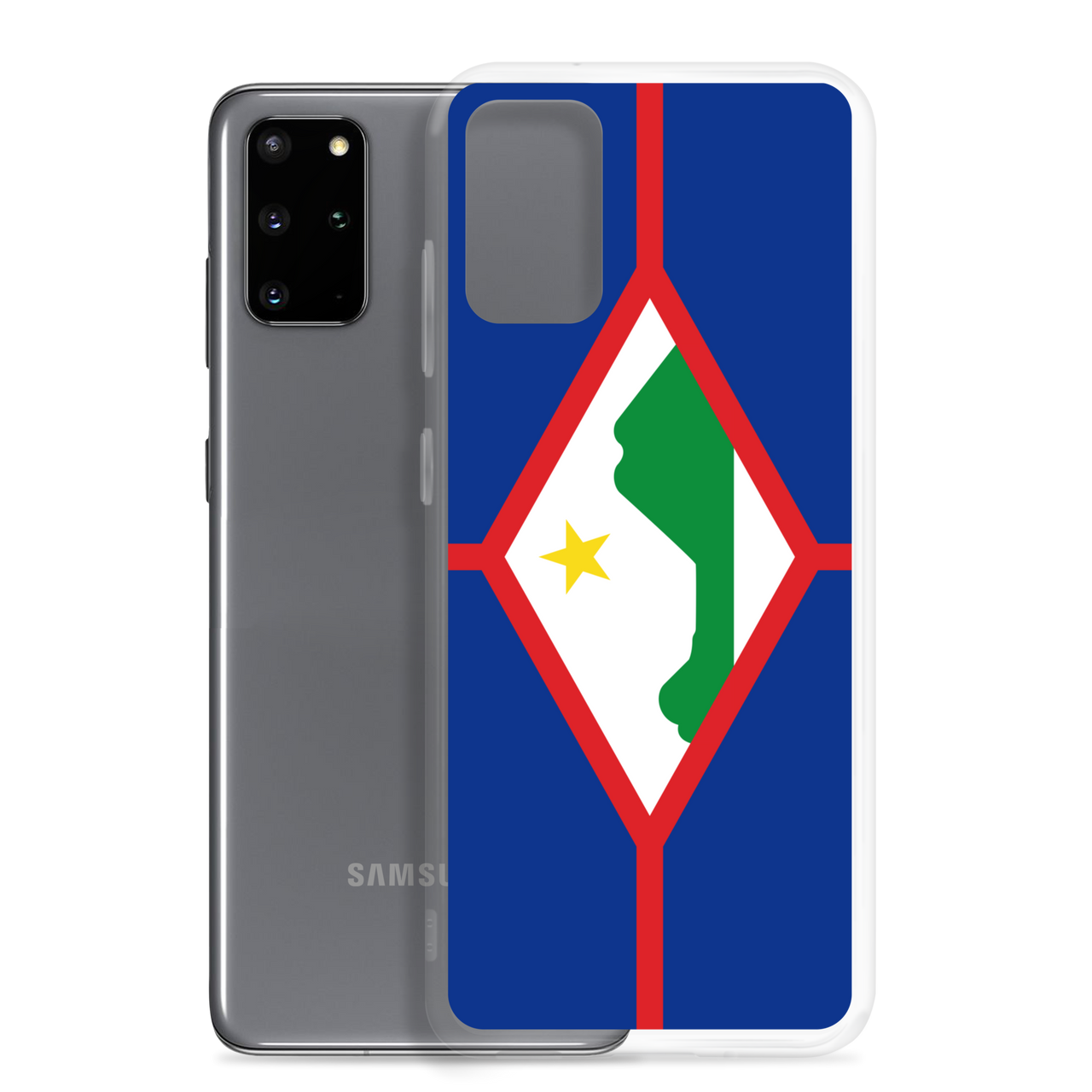 Sint Eustatius Flag Clear Case for Samsung®