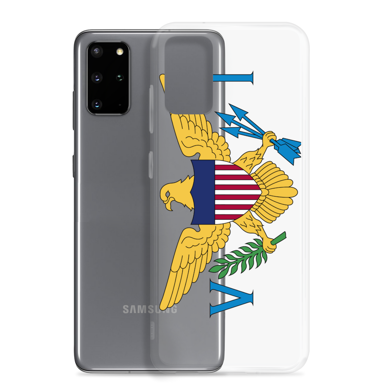 United States Virgin Islands Flag Clear Case for Samsung®