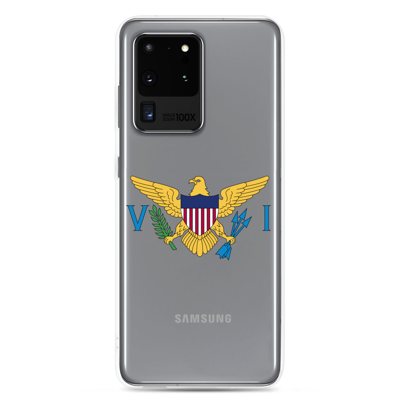 Virgin Islands Flag Clear Case for Samsung®