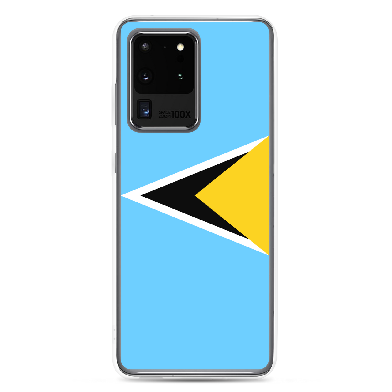 St. Lucia Flag Clear Case for Samsung®